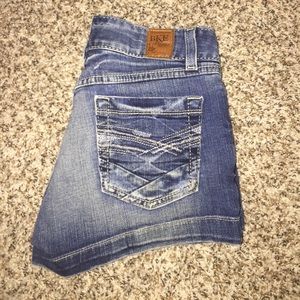Buckle Jean Shorts